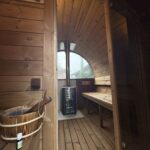 Sauna avec vestiaire