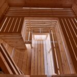 LED sous les bancs, agencement en L