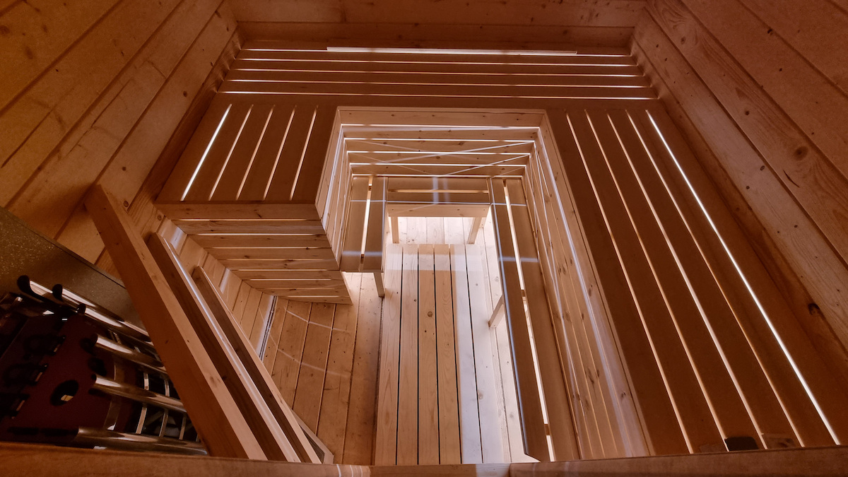 Rectangle installé en Danemark