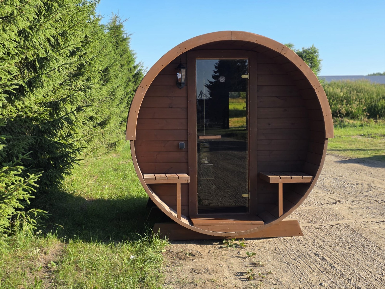 Tonneau installé chez M. et Mme F., Hautes-Pyrénées